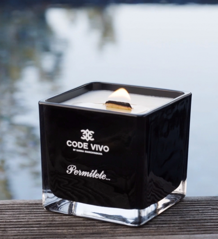 Свічка парфумована Code Vivo "Чорний квадрат"